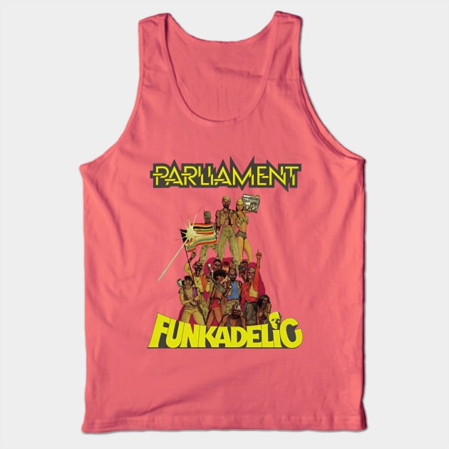 Funkadelic t-shirt Tank Top by Riss art